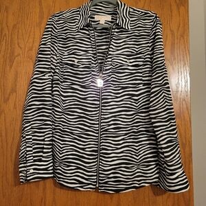 Michael Kors zebra blouse